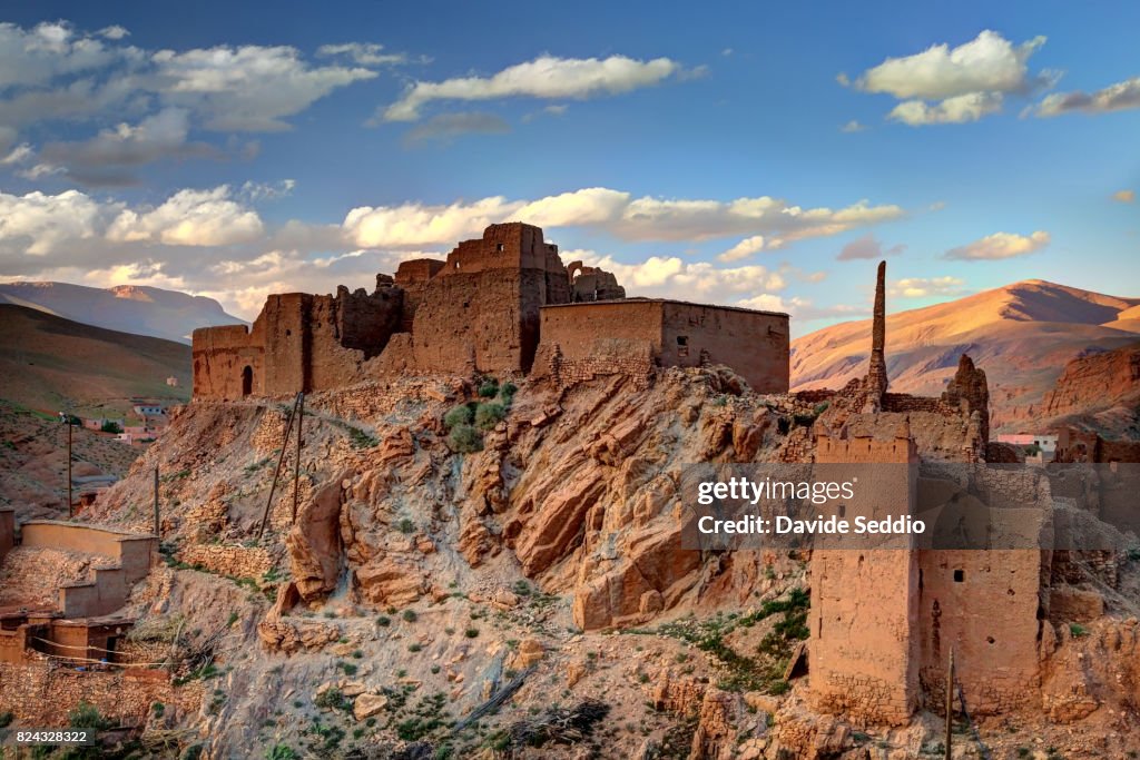 Ruins of a casbah in the Dades valley