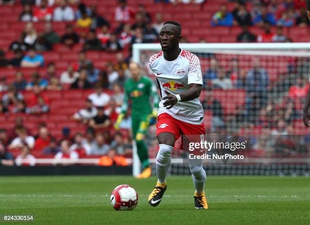 Naby Keita of RB Leipzig during Emirates Cup match between RB Leipzig against Sevilla at Emirates Stadium on 29 July 2017