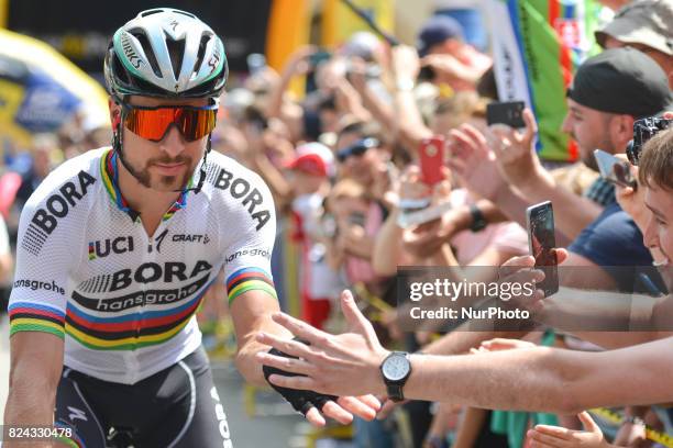 Peter Sagan from Bora-Hansgrohe team at the start of the opening stage, a 130km with start and finish in Krakow, during the 74th edition of Tour of...
