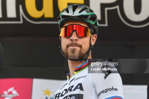 Peter Sagan from Bora-Hansgrohe team at the start of the opening stage, a 130km with start and finish in Krakow, during the 74th edition of Tour of...