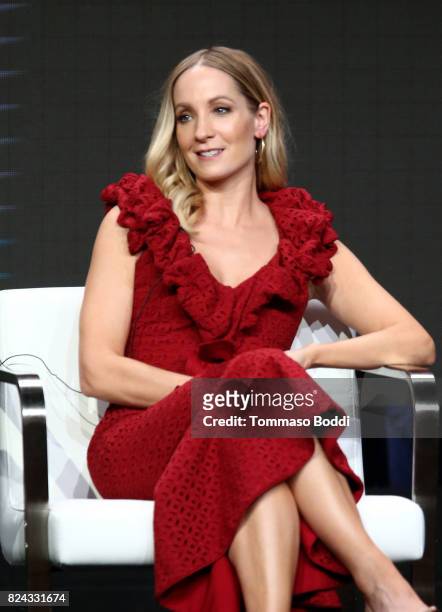 Actor Joanne Froggatt of 'Liar' speaks onstage during the Sundance TV portion of the 2017 Summer Television Critics Association Press Tour at The...