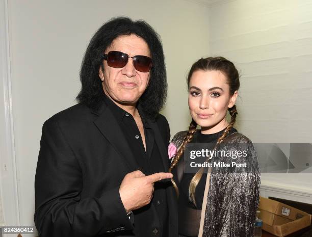 Gene Simmons and Sophie Simmons attend 'The Children Matter', an exclusive charity event benefiting MATTER & The Starkey Hearing Foundation presented...