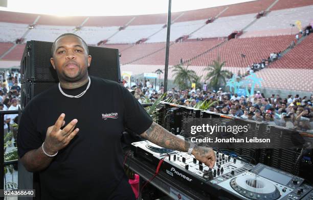 Mustard performs onstage at Pandora Sounds Like You Summer at Los Angeles Memorial Coliseum on July 29, 2017 in Los Angeles, California.