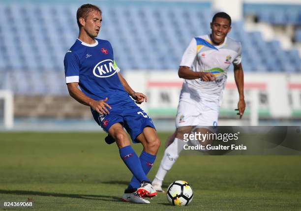 Os Belenenses defender Goncalo Silva from Portugal in action during the League Cup match between CF Os Belenenses and Real SC at Estadio do Restelo...