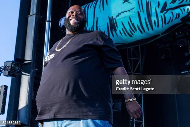 Killer Mike of Run The Jewels performs during day 1 of Mo Pop Festival at Detroit Riverfront on July 29, 2017 in Detroit, Michigan.