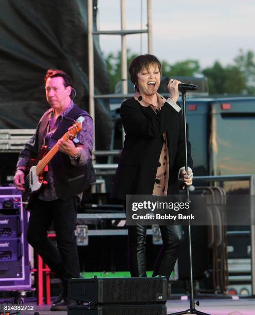 Pat Benatar performs at the 2017 Quick Chek New Jersey Festival Of Ballooning at Solberg Airport on July 29, 2017 in Readington, New Jersey.