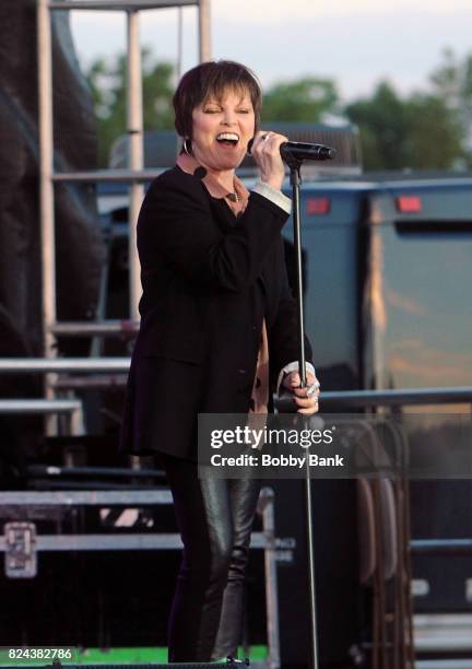 Pat Benatar performs at the 2017 Quick Chek New Jersey Festival Of Ballooning at Solberg Airport on July 29, 2017 in Readington, New Jersey.