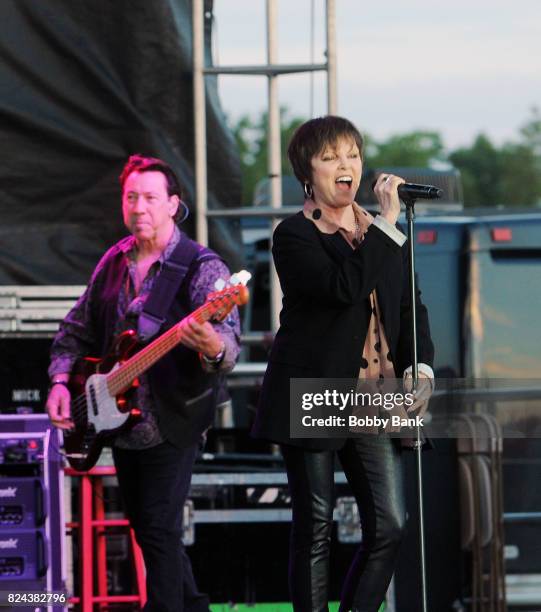 Pat Benatar performs at the 2017 Quick Chek New Jersey Festival Of Ballooning at Solberg Airport on July 29, 2017 in Readington, New Jersey.