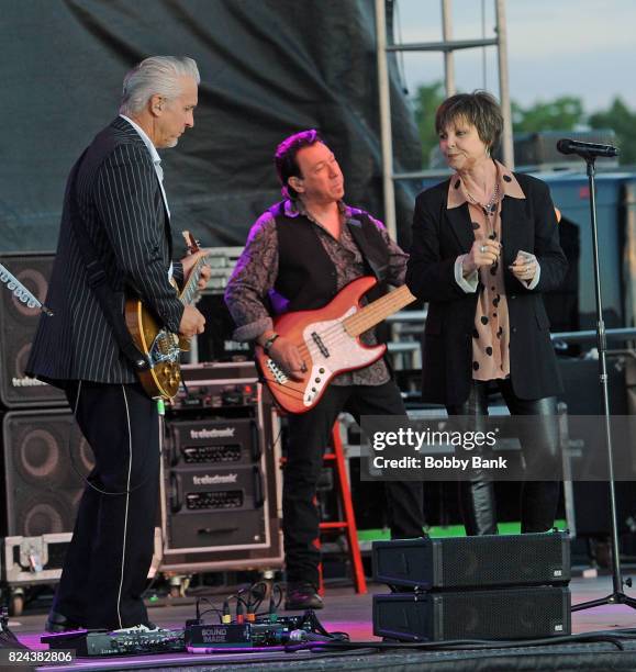 Pat Benatar and Neil Giraldo perform at the 2017 Quick Chek New Jersey Festival Of Ballooning at Solberg Airport on July 29, 2017 in Readington, New...