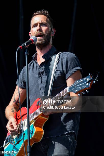 Joshua Keith "Josh" Ostrander of Mondo Cozmo performs during day 1 of Mo Pop Festival at Detroit Riverfront on July 29, 2017 in Detroit, Michigan.