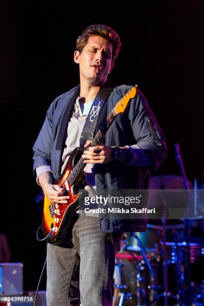 Guitarist John Mayer performs at Shoreline Amphitheatre on July 29, 2017 in Mountain View, California.