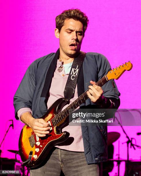 Guitarist John Mayer performs at Shoreline Amphitheatre on July 29, 2017 in Mountain View, California.