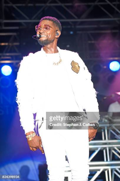 Usher performs during the 2017 Cincinnati Music Festival at Paul Brown Stadium on July 29, 2017 in Cincinnati, Ohio.