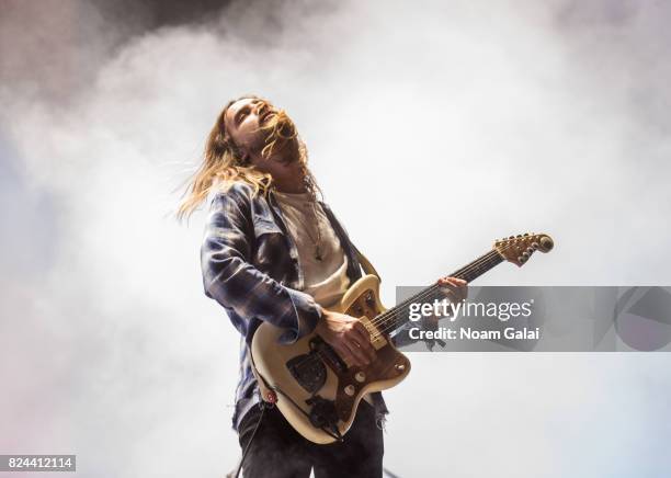 Kevin Parker of Tame Impala performs at the 2017 Panorama Music Festival at Randall's Island on July 29, 2017 in New York City.