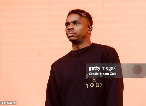 Vince Staples performs at the 2017 Panorama Music Festival at Randall's Island on July 29, 2017 in New York City.