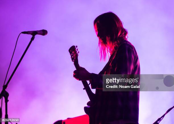Kevin Parker of Tame Impala performs at the 2017 Panorama Music Festival at Randall's Island on July 29, 2017 in New York City.
