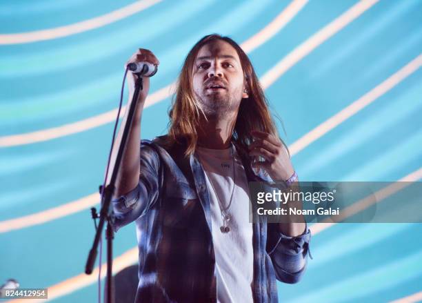 Kevin Parker of Tame Impala performs at the 2017 Panorama Music Festival at Randall's Island on July 29, 2017 in New York City.