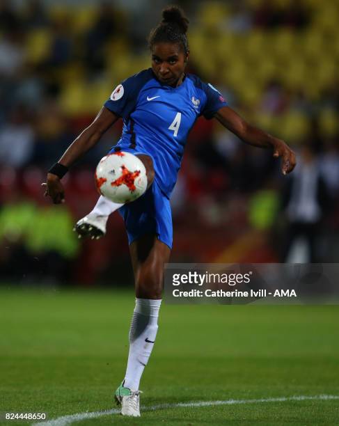 Laura Georges of France Women during the UEFA Women's Euro 2017 match between England and France at Stadion De Adelaarshorst on July 30, 2017 in...