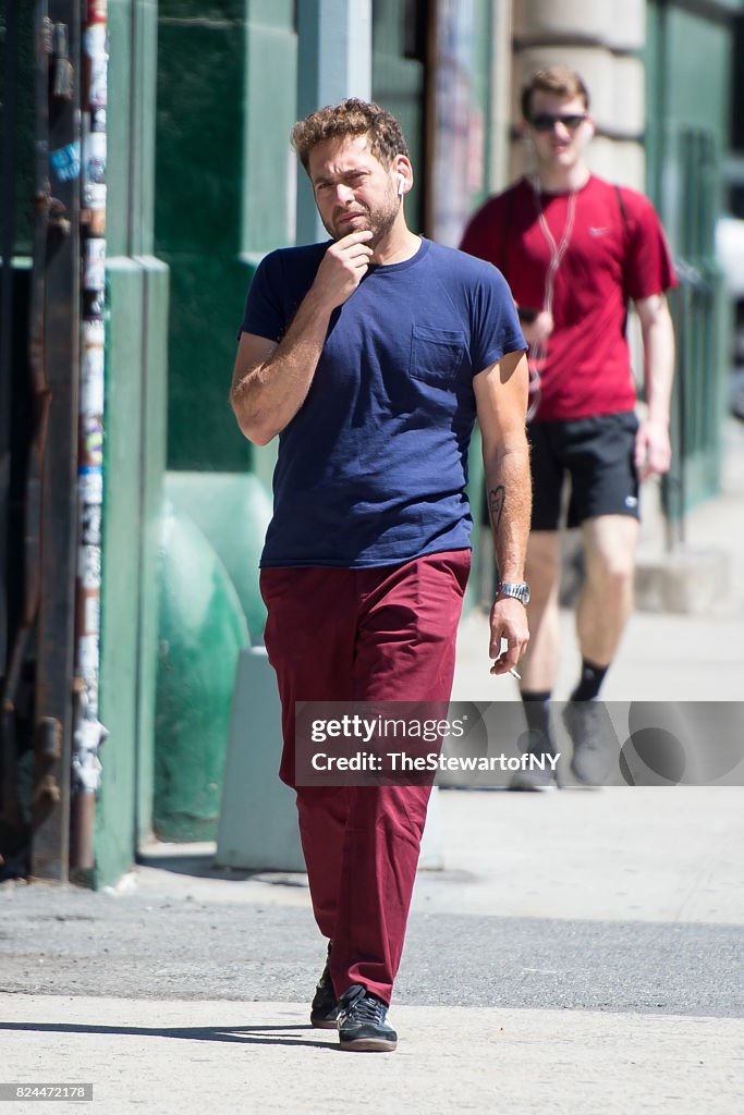 Celebrity Sightings in New York City - July 30, 2017