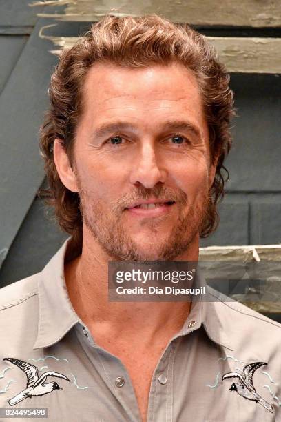 Matthew McConaughey attends "The Dark Tower" photocall at the Whitby Hotel on July 30, 2017 in New York City.