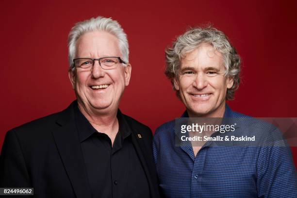 Photographer Steve Winter and cinematographer Bob Poole of National Geographic Channel's 'Saving Big Cats' pose for a portrait during the 2017 Summer...