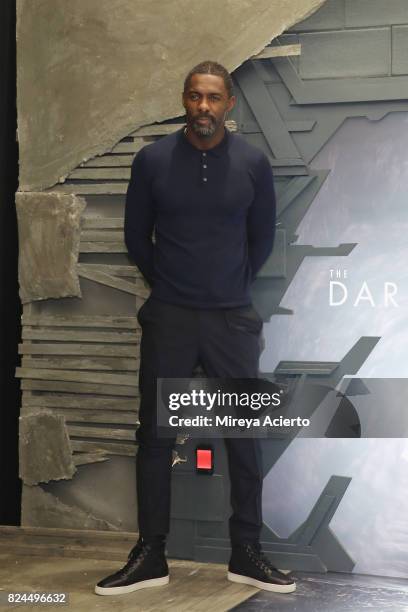 Actor Idris Elba attends "The Dark Tower" photo call at the Whitby Hotel on July 30, 2017 in New York City.