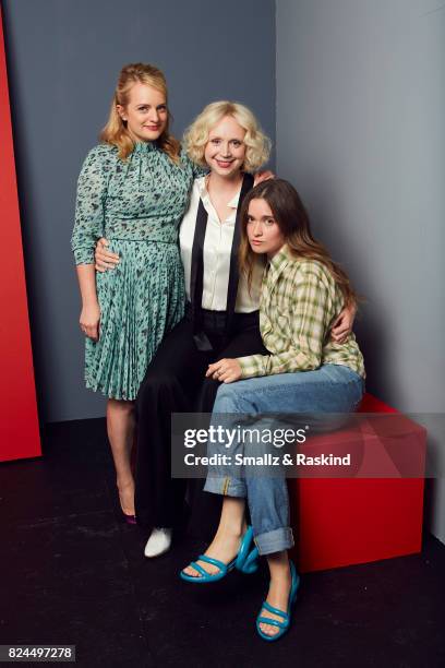 Actors Elisabeth Moss, Gwendoline Christie and Alice Englert of SundanceTV's 'Top of the Lake: China Girl' pose for a portrait during the 2017 Summer...