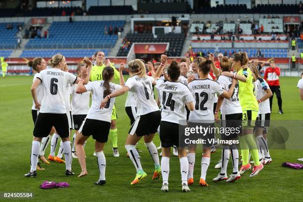 Katharina Schiechtl of Austria women, Sophie Maierhofer of Austria women, Sarah Puntigam of Austria women, Barbara Dunst of Austria women, Stefanie...