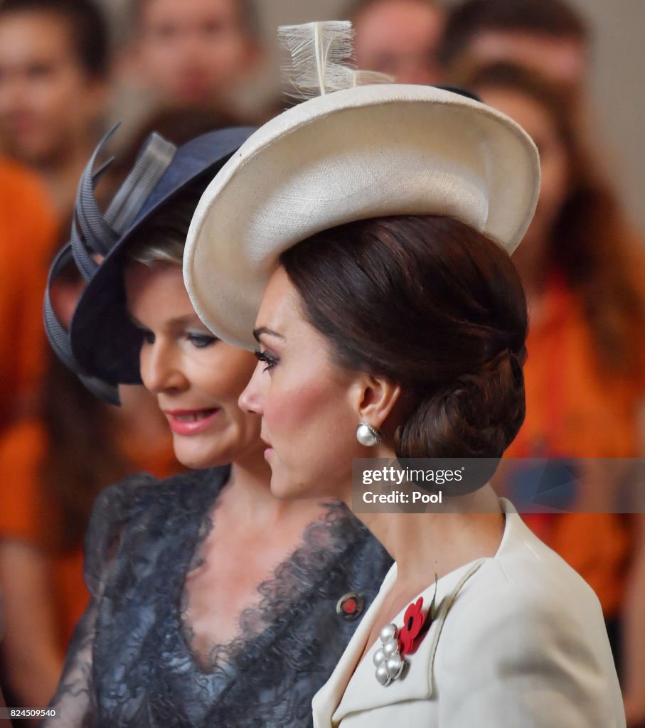 Members Of The Royal Family Attend The Passchendaele Commemorations In Belgium