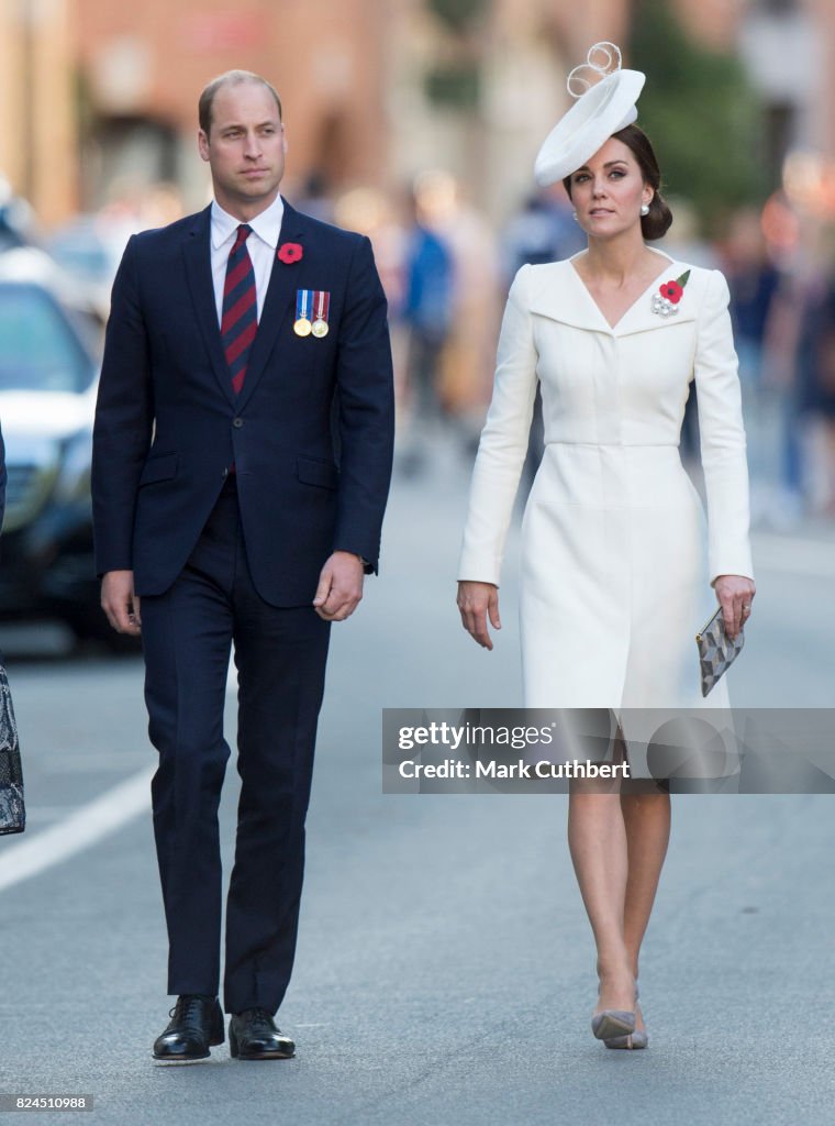 Members Of The Royal Family Attend The Passchendaele Commemorations In Belgium