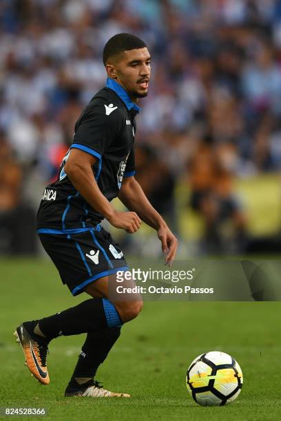 Bakkali of RC Deportivo La Coruna in action during the Pre-Season Friendly match between FC Porto and RC Deportivo La Coruna at Estadio do Dragao on...