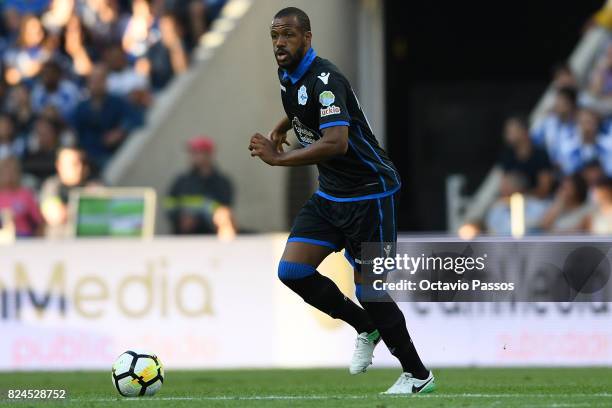 Sidnei of RC Deportivo La Coruna during the Pre-Season Friendly match between FC Porto and RC Deportivo La Coruna at Estadio do Dragao on July 30,...