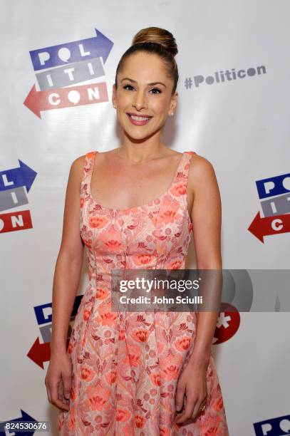 Ana Kasparian at Politicon at Pasadena Convention Center on July 30, 2017 in Pasadena, California.