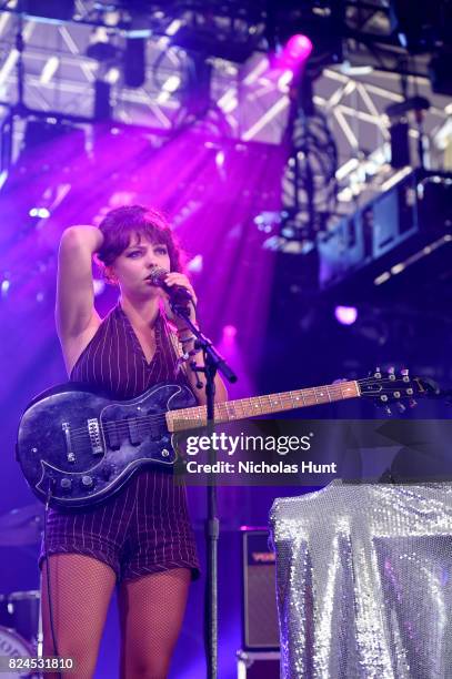 Singer Angel Olsen performs onstage during the 2017 Panorama Music Festival - Day 3 at Randall's Island on July 30, 2017 in New York City.