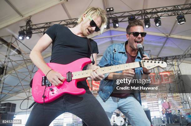 Jackie Lee performs on the Next from Nashville stage during the Watershed Music Festival at Gorge Amphitheatre on July 30, 2017 in George, Washington.