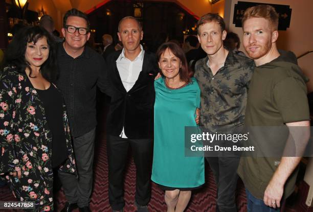 Harriet Thorpe, Sir Matthew Bourne, Robert Rinder, director Arlene Phillips, Edward Watson and Neil Jones attend a drinks reception celebrating 'Gala...