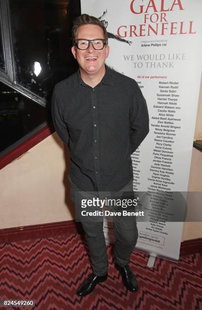 Sir Matthew Bourne attends a drinks reception celebrating 'Gala For Grenfell', a special gala bringing together a host of the world's leading dancers...