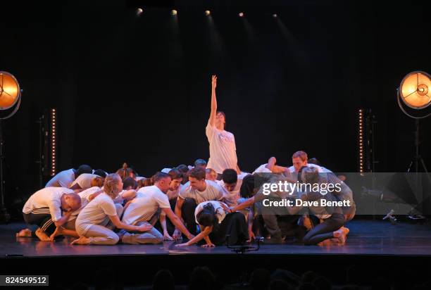 Dancers perform onstage during the 'Gala For Grenfell', bringing together a host of the world's leading dancers for a special gala to raise funds for...