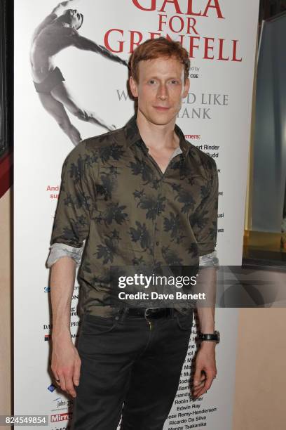Edward Watson attends a drinks reception celebrating 'Gala For Grenfell', a special gala bringing together a host of the world's leading dancers to...