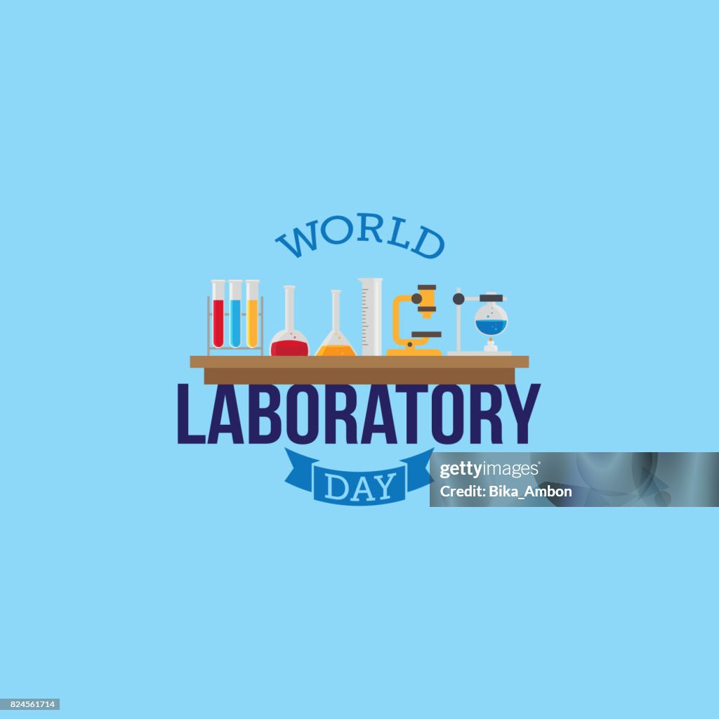 Labdraw Day World Laboratory Day High-Res Vector Graphic - Getty Images