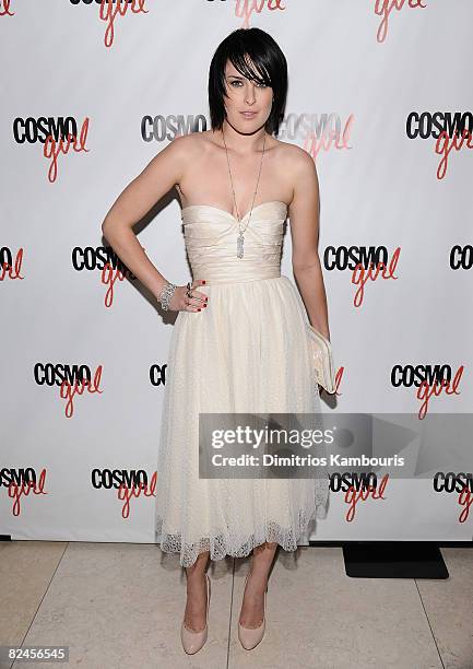 Actress Rumer Willis attends the premiere of "The House Bunny" at the Hearst Tower on August 18, 2008 in New York City.