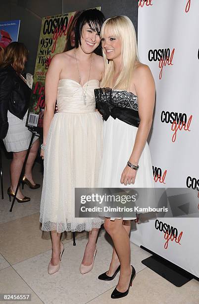 Actresses Rumer Willis and Anna Faris attend the premiere of "The House Bunny" at the Hearst Tower on August 18, 2008 in New York City.