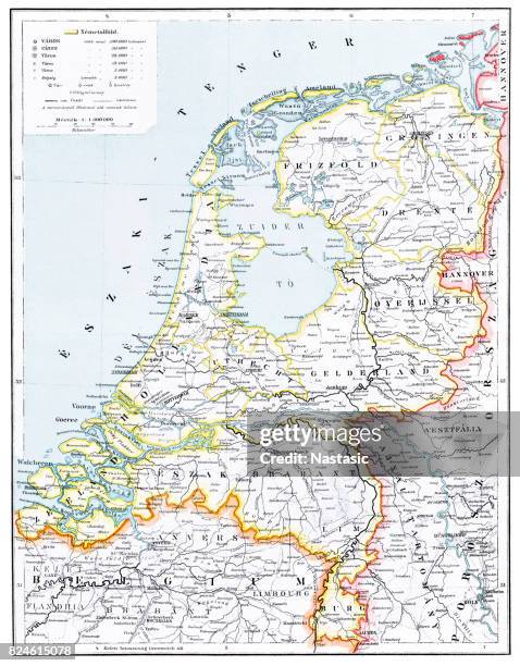 netherlands map - belgium stock illustrations