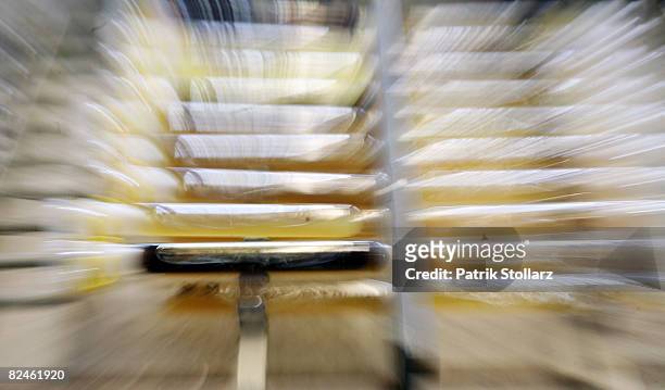 Blood and urin samples are seen in a shaking machine at the Doping Control Laboratory of the Biochemical Institute at the University for Sports on...
