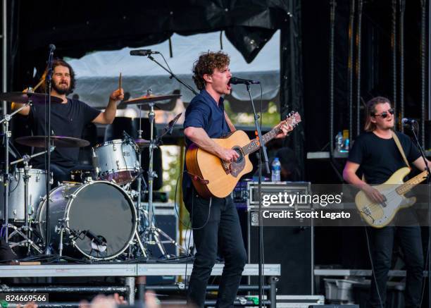 Vance Joy performs during day 2 of the Mo Pop Festival at Detroit Riverfront on July 30, 2017 in Detroit, Michigan.