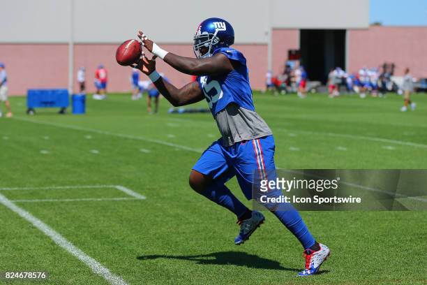 New York Giants defensive end Stansly Maponga during 2017 New York Giants Training Camp on July 30 at Quest Diagnostics Center in East Rutherford, NJ.
