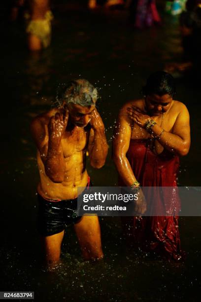 holy ghats at haridwar, india - rishikesh meditation stock pictures, royalty-free photos & images