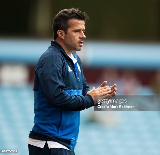 Manager of Watford Marco Silva during the pre season friendly match between Aston Villa and Watford at Villa Park on July 29, 2017 in Birmingham,...