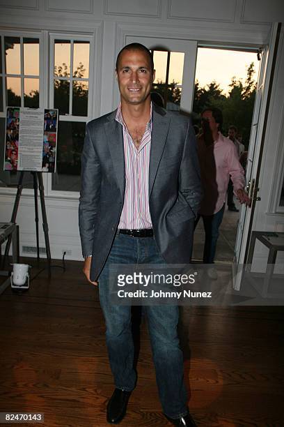 Photographer Nigel Barker attends Unik's Edeyo Foundation charity event at a private residence on July 12, 2008 in East Hampton, New York.
