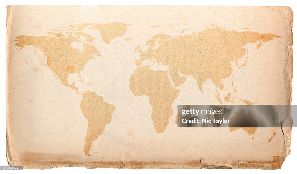 Vintage World Map